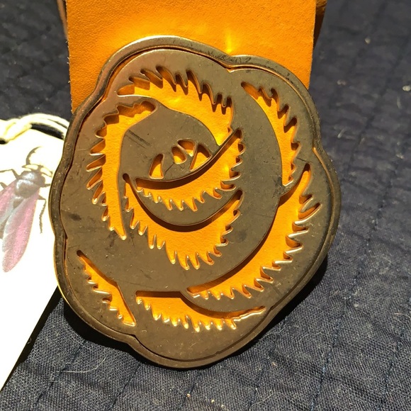 Fly London Tangerine Lule Leather Belt - Picture 2 of 8